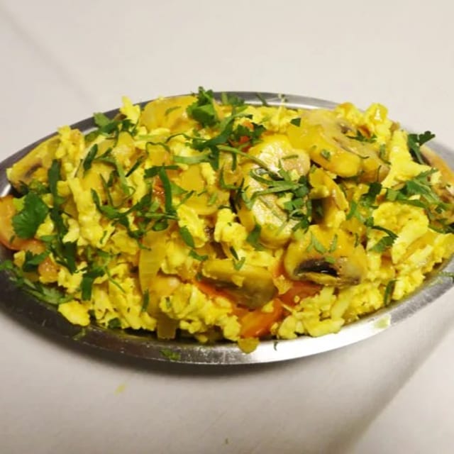 Mushroom Paneer Bhurji.