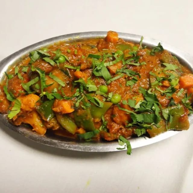 Vegetable Jalfrezi.