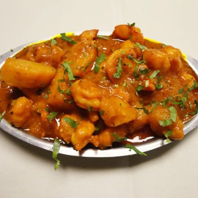 Shrimp Vindaloo.